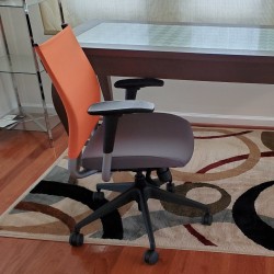 Office Chair orange and coffee